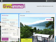 Tablet Screenshot of gvu-immo.com